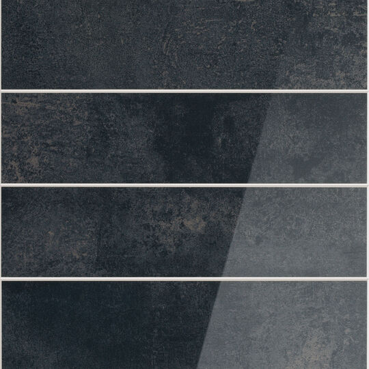 selbstklebende Wandfliese Premium Stacked Tiles anthracite image number null